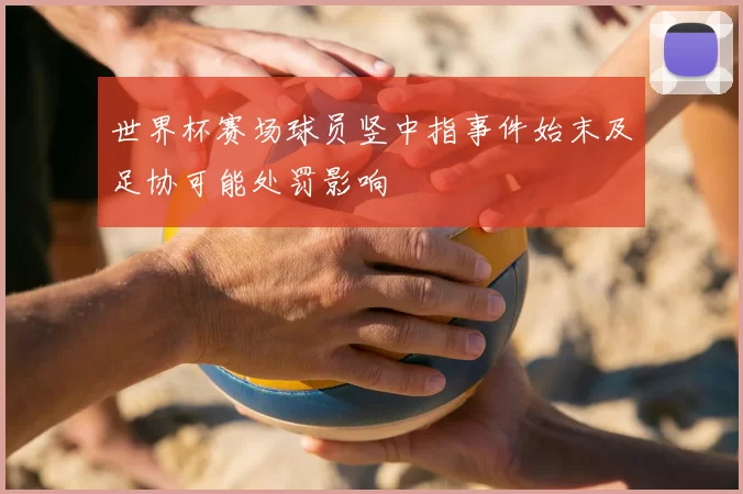 世界杯赛场球员竖中指事件始末及足协可能处罚影响