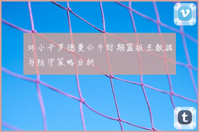 坏小子罗德曼公牛时期篮板王数据与防守策略分析